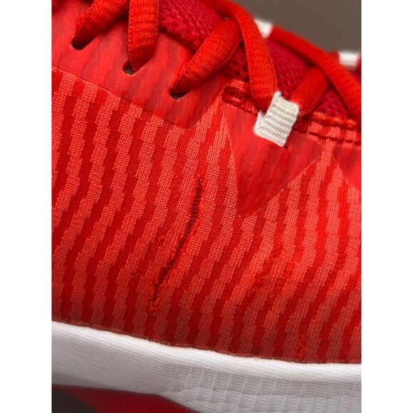 Nike Zoom Clear Out Mens Red White Basketball Sneaker Shoes Size 9.5 - Picture 8 of 12